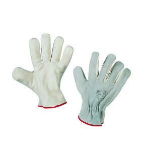 Guanto cotone bianco uomo tg 10 - 31091